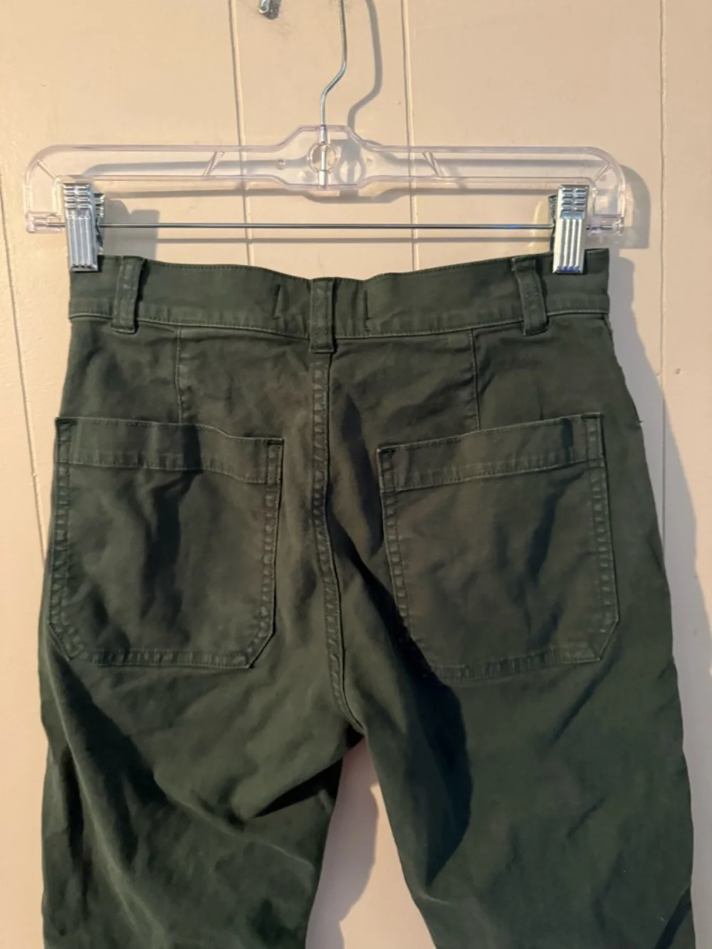 Madewell Dark Olive Green Utility Cargo Pants - Picture 3 of 9